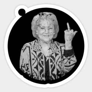 Pose Dorothy Zbornak F*ck Cool Vintage Sticker